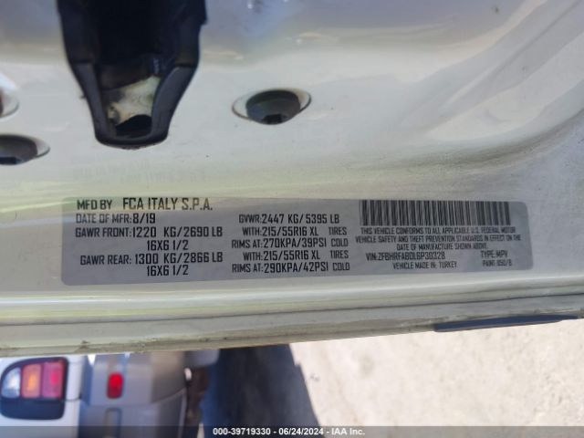 ZFBHRFAB0L6P30328 RAM Promaster City Tradesman