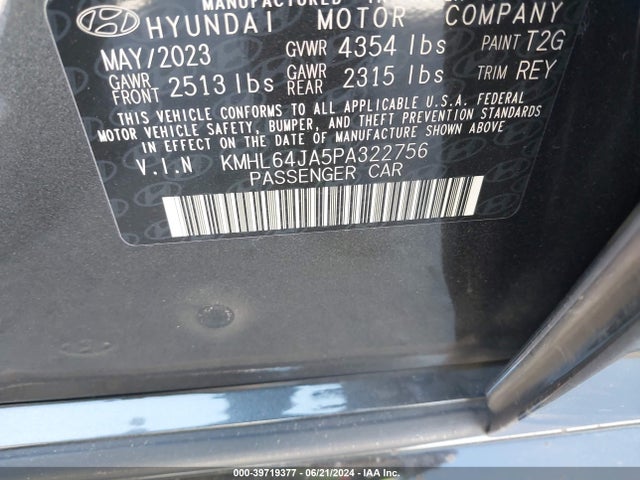 Hyundai SONATA SEL 2023 KMHL64JA5PA322756 Image 9