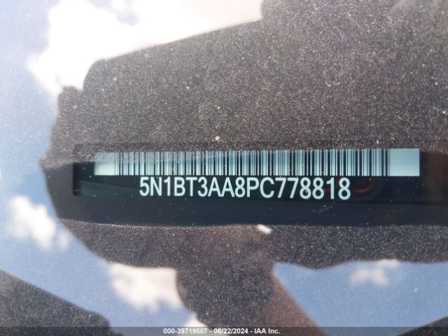 5N1BT3AA8PC778818 Nissan Rogue S Fwd