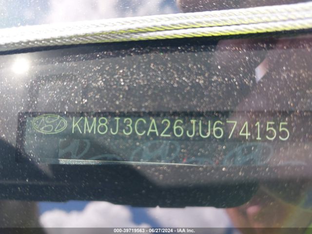 KM8J3CA26JU674155 Hyundai Tucson Limited
