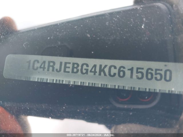 1C4RJEBG4KC615650 Jeep Grand Cherokee Limited 4x2