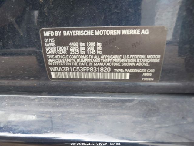 WBA3B1C53FP831820 BMW 320i