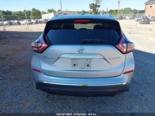 5N1AZ2MGXFN210559 Nissan Murano Platinum