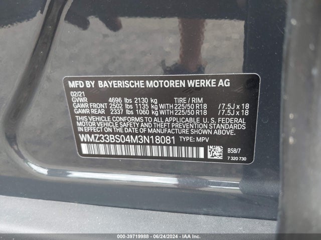2021 MINI COUNTRYMAN WMZ33BS04M3N18081 Photo 8