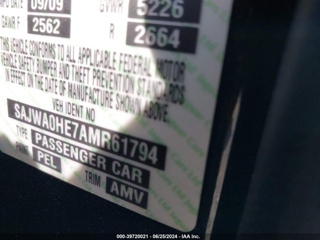 2010 JAGUAR XF SAJWA0HE7AMR61794 Photo 8