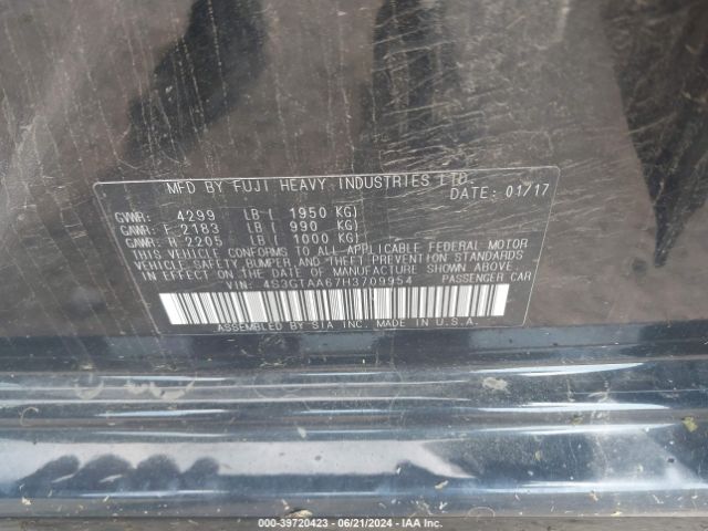 4S3GTAA67H3709954 Subaru Impreza