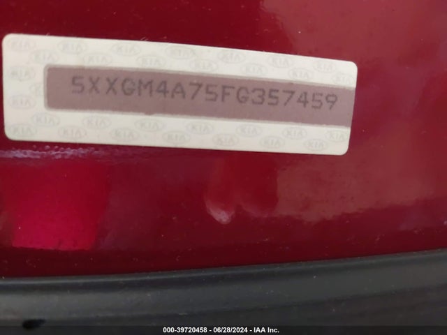 KIA Optima Lx 2015 5XXGM4A75FG357459 Image 9