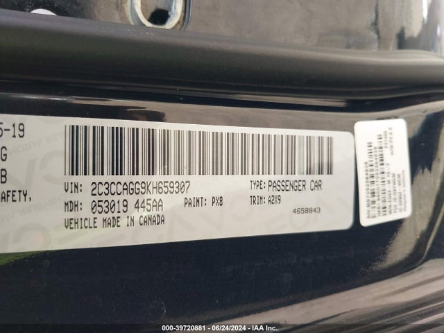 Chrysler 300 300s Awd 2019 2C3CCAGG9KH659307 Image 9