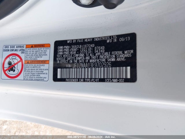 JF1ZNAA13E9702926 Scion FR-S