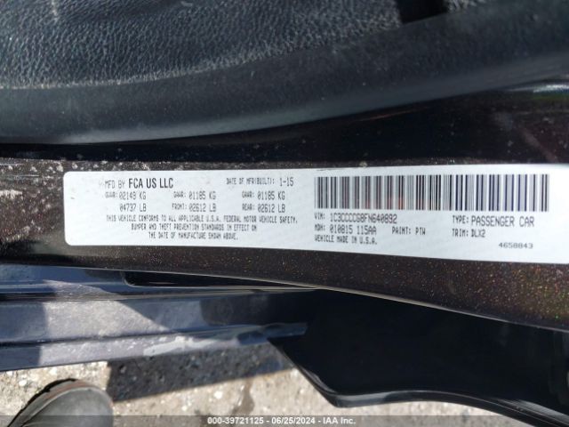 1C3CCCCG8FN640892 Chrysler 200 C