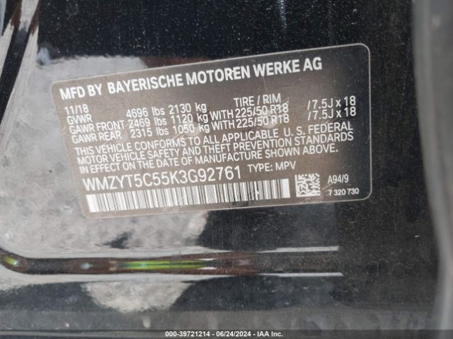 WMZYT5C55K3G92761 Mini Countryman Cooper S