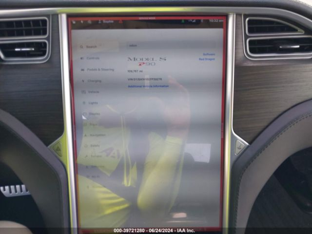5YJSA1H16EFP39276 Tesla Model S P85