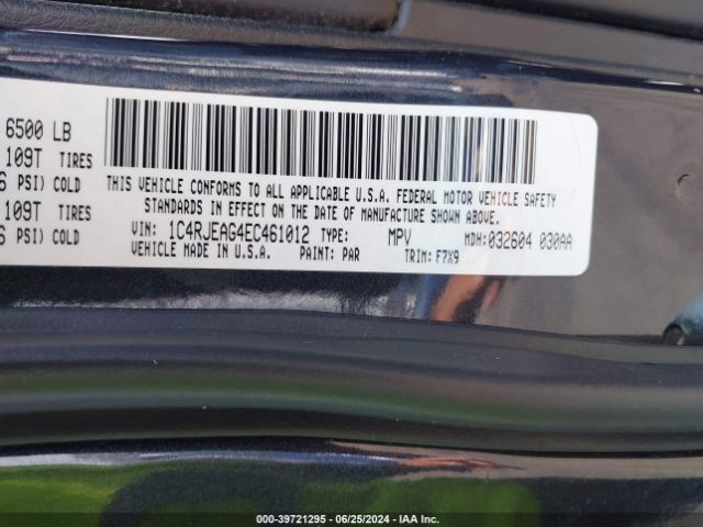 1C4RJEAG4EC461012 Jeep Grand Cherokee Laredo