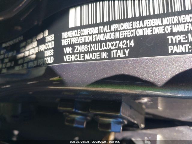 ZN661XUL0JX274214 Maserati Levante Granlusso