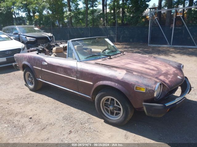 1978 FIAT 124 SPIDER 124CS10138284    
