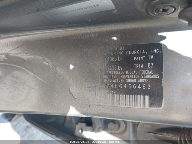 KIA Optima Lx 2015 5XXGM4A74FG466463 Image 9