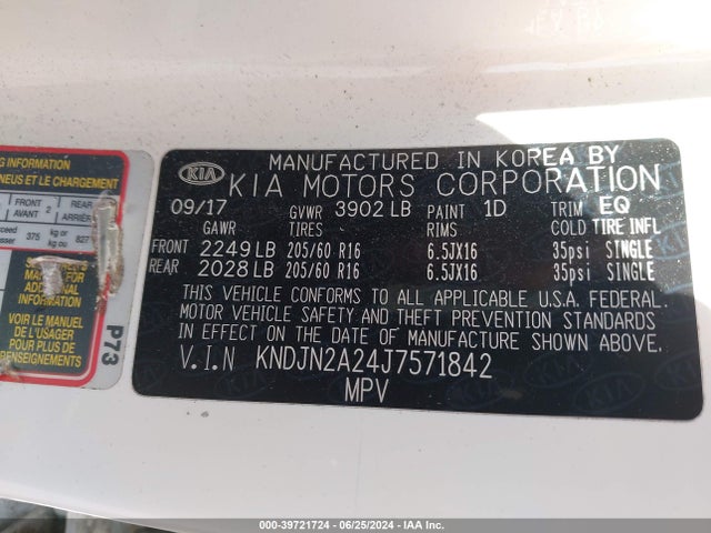 KIA Soul 2018 KNDJN2A24J7571842 Image 9