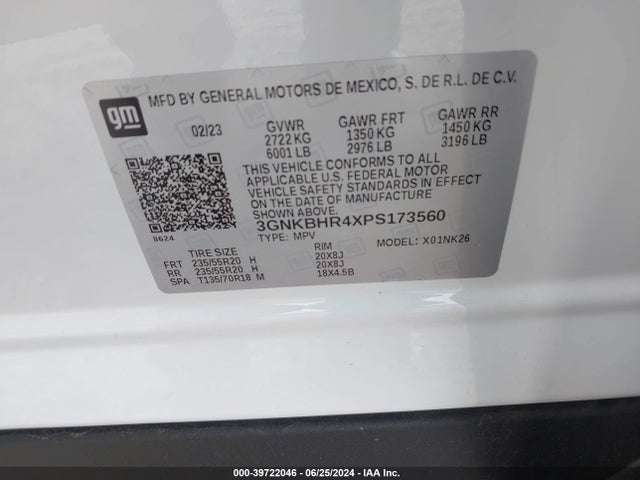Chevrolet Blazer Awd 2lt 2023 3GNKBHR4XPS173560 Image 9