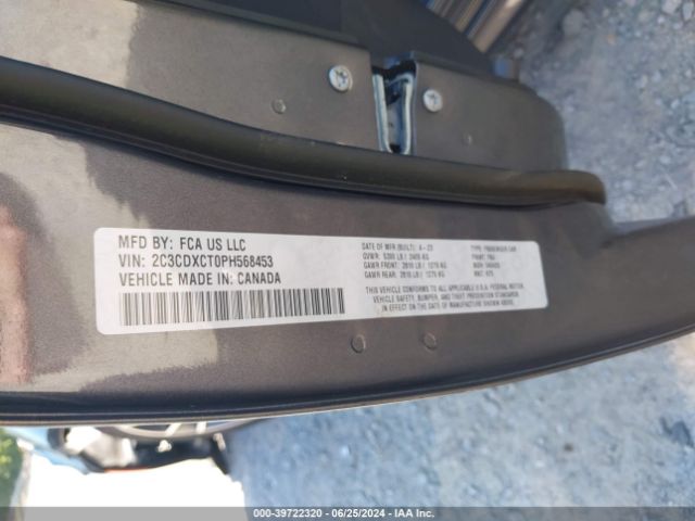 2C3CDXCT0PH568453 Dodge CHARGER R/T