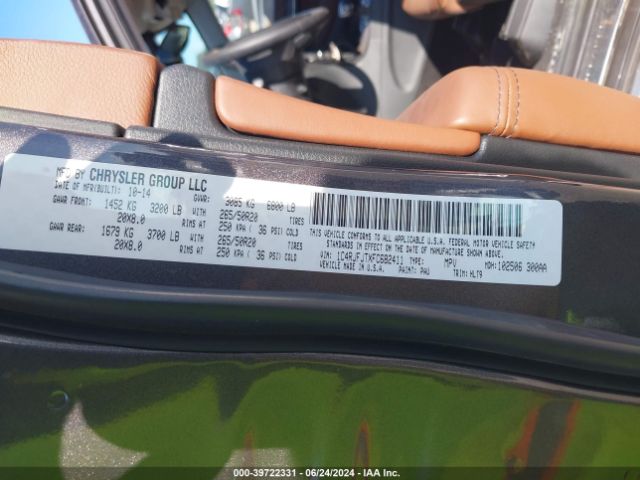 1C4RJFJTXFC682411 Jeep Grand Cherokee Summit