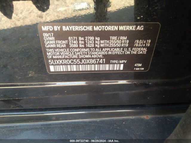 5UXKR0C55J0X86741 BMW X5 Xdrive35i