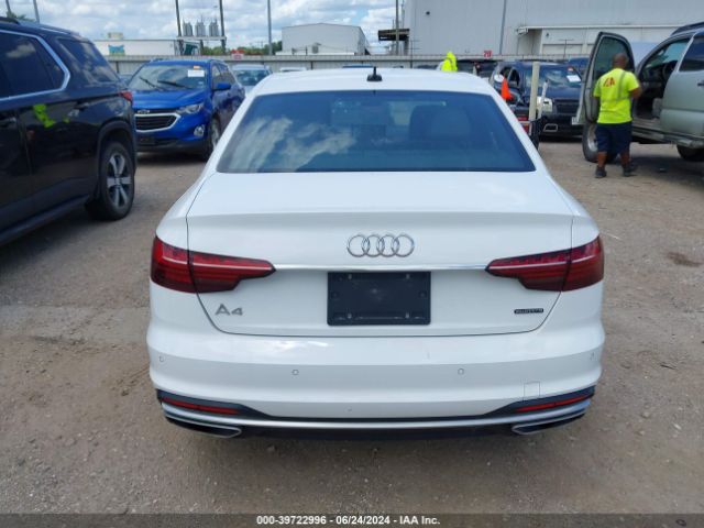 WAUEAAF48PN014175 Audi A4 Premium Plus 45 Tfsi S Line Quattro S Tronic