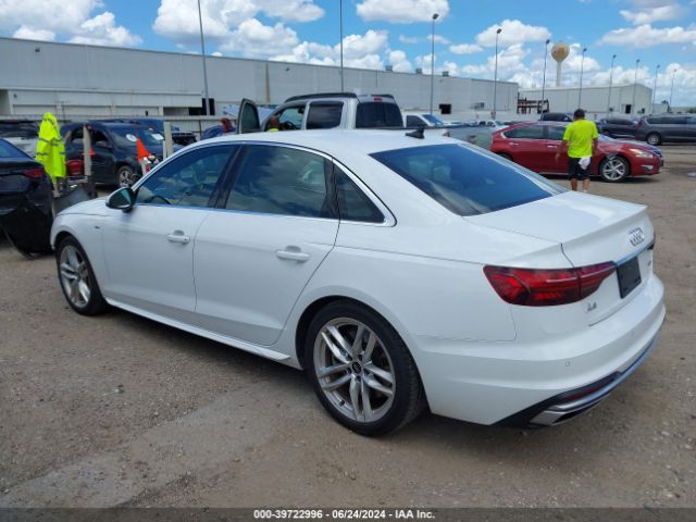 WAUEAAF48PN014175 Audi A4 Premium Plus 45 Tfsi S Line Quattro S Tronic