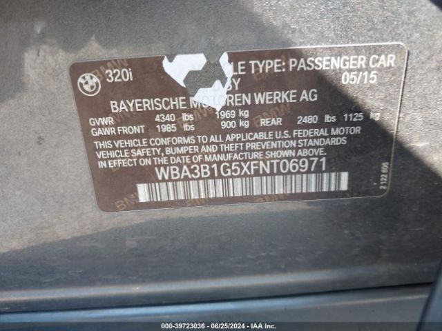 WBA3B1G5XFNT06971 BMW 320i