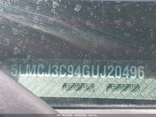 5LMCJ3C94GUJ20496 Lincoln Mkc Reserve