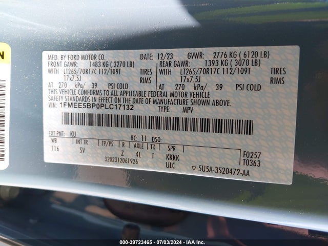 Ford Bronco Black Diamond 2023 1FMEE5BP0PLC17132 Image 9