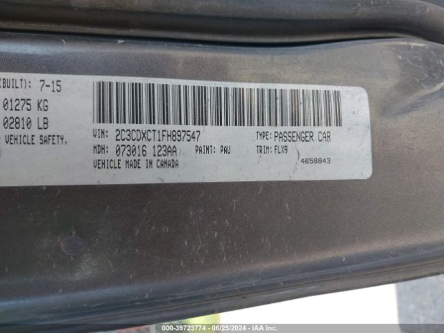 2C3CDXCT1FH897547 Dodge Charger Road/track