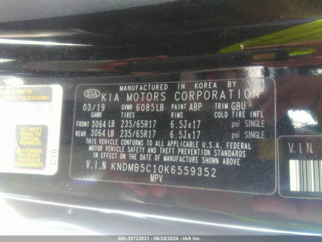 KNDMB5C10K6559352 KIA SEDONA LX