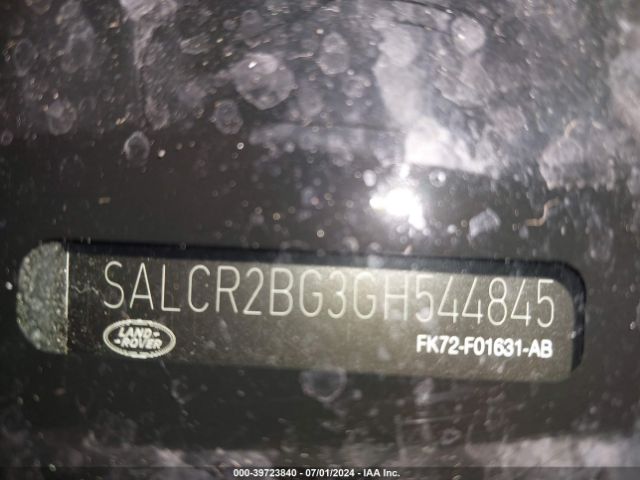 SALCR2BG3GH544845 Land Rover Discovery Sport Hse