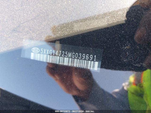 5XXG14J25MG039691 KIA K5 LXS