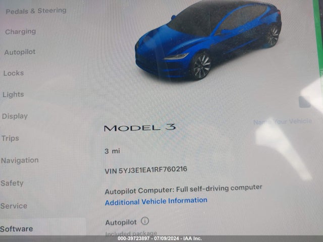2024 TESLA MODEL 3 5YJ3E1EA1RF760216 Photo 6