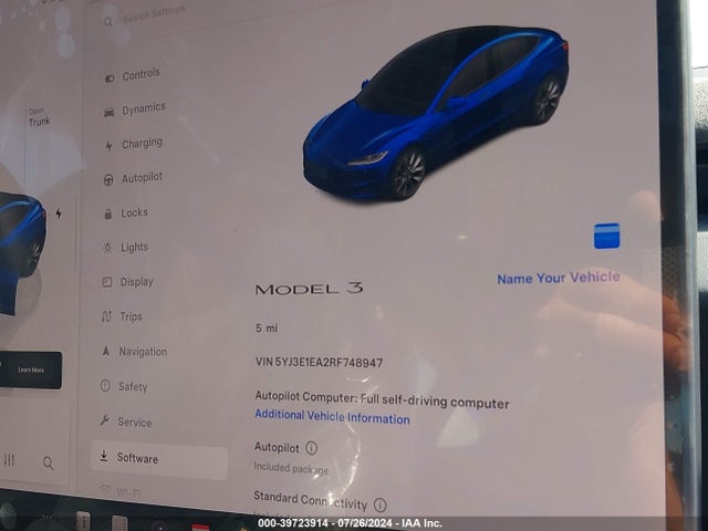 2024 TESLA MODEL 3 5YJ3E1EA2RF748947 Photo 6