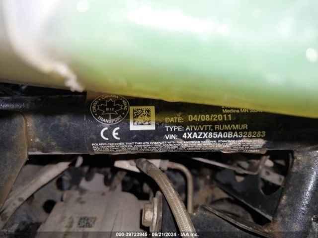 2011 POLARIS SPORTSMAN 4XAZX85A0BA328283 Photo 9