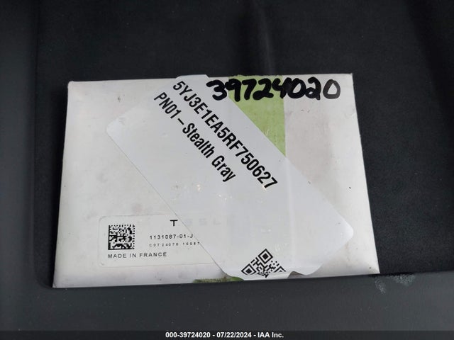 2024 TESLA MODEL 3 5YJ3E1EA5RF750627 Photo 10