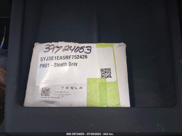 2024 TESLA MODEL 3 5YJ3E1EA5RF752426 Photo 10