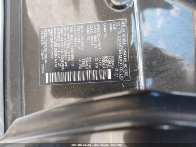 KNMAT2MT7HP552559 Nissan ROGUE SV