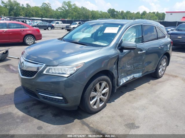 5FRYD3H80FB005324 Acura Mdx Advance Pkg W/entertainment Pkg