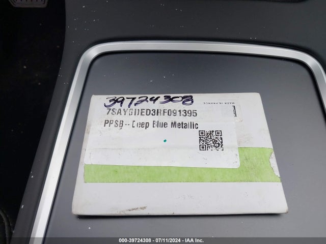 2024 TESLA MODEL Y 7SAYGDED3RF091395 Photo 10