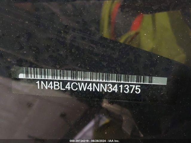 1N4BL4CW4NN341375 Nissan Altima Sr Intelligent Awd