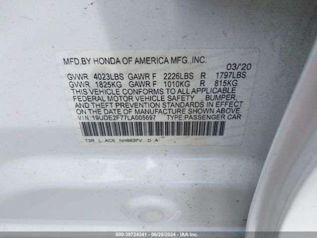 19UDE2F77LA005697 Acura Ilx Premium Package/technology Package