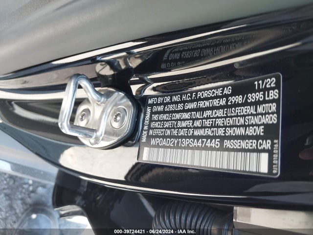 2023 PORSCHE TAYCAN WP0AD2Y13PSA47445 Photo 8