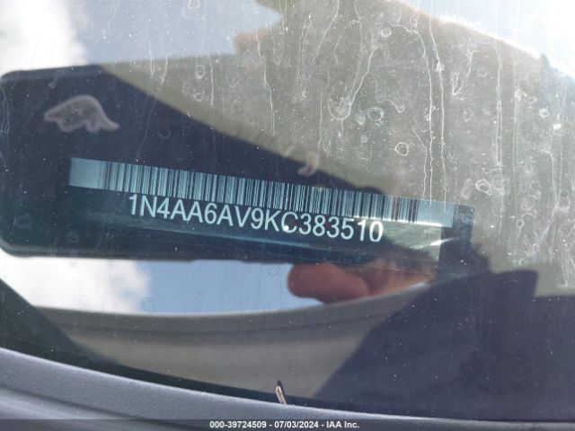 1N4AA6AV9KC383510 Nissan Maxima 3.5 Sr