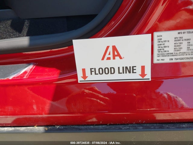2024 TESLA MODEL Y 7SAYGDEF2RA269862 Photo 5