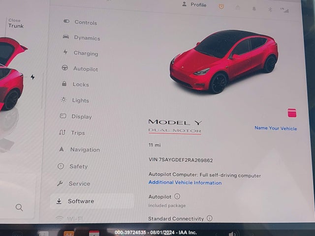 2024 TESLA MODEL Y 7SAYGDEF2RA269862 Photo 6