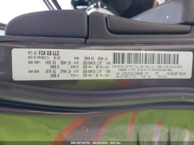 1C4RJEAG8JC480530 Jeep Grand Cherokee Laredo E 4x2