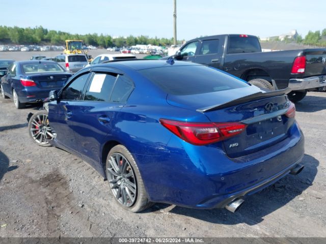 JN1FV7AR0KM830381 Infiniti Q50 3.0t Red Sport 400